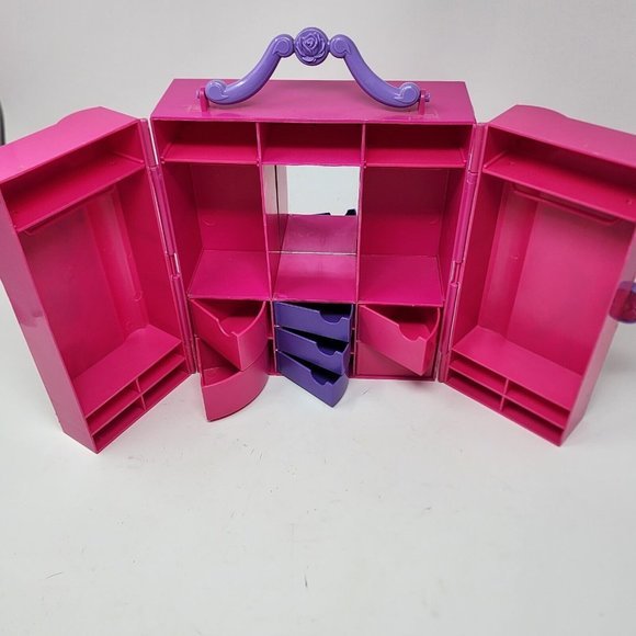BARBIE VTG 97 FASHION AVENUE CARRYING CASE STORAGE WARDROBE CLOSET ACCESSORIES - Picture 12 of 13